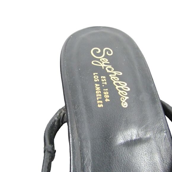 Seychelles Women Size 8.5 Rock Candy Flat  Open Toe Sandal in Black - Picture 3 of 7